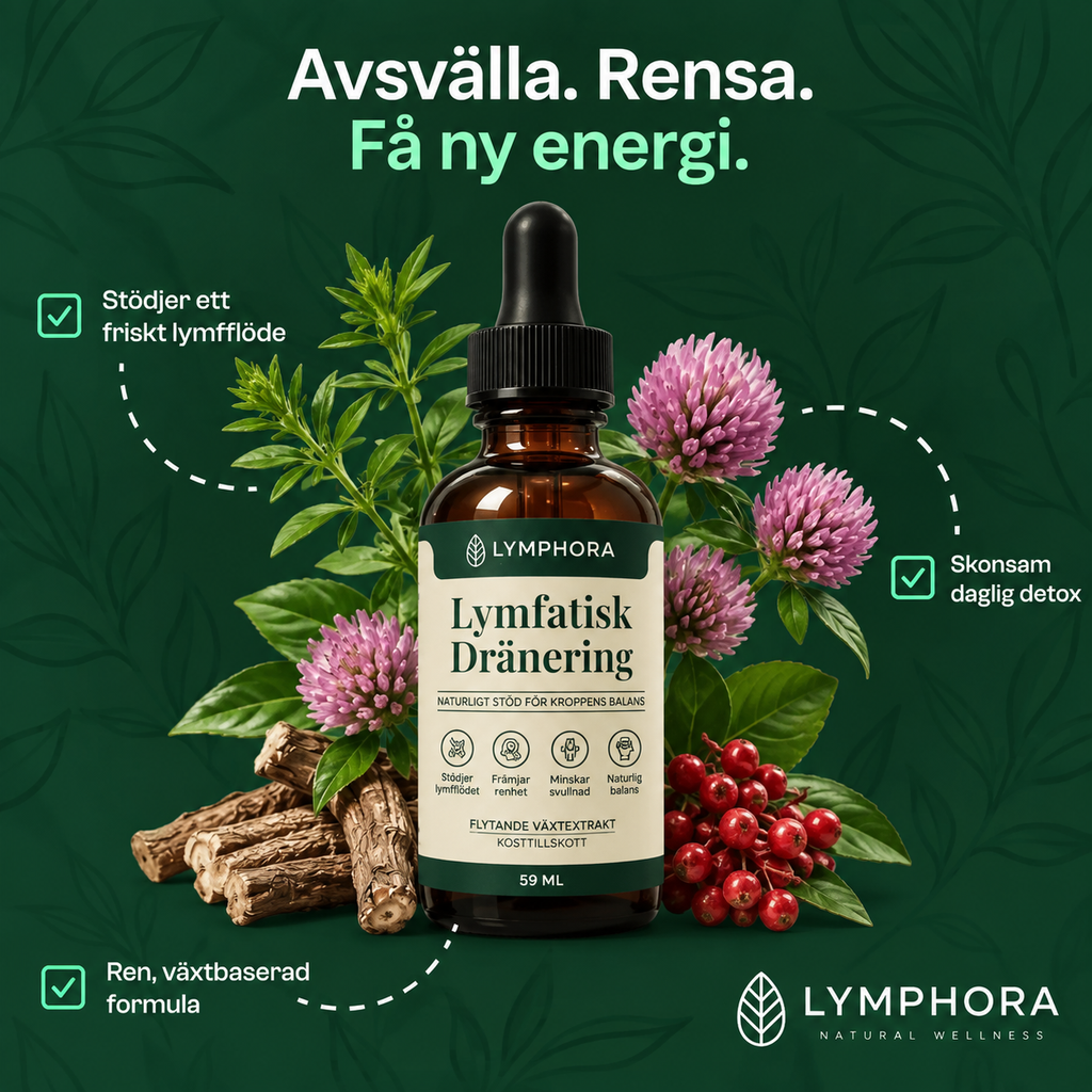 LYMPHORA™ Lymfatisk Dränering – Droppar