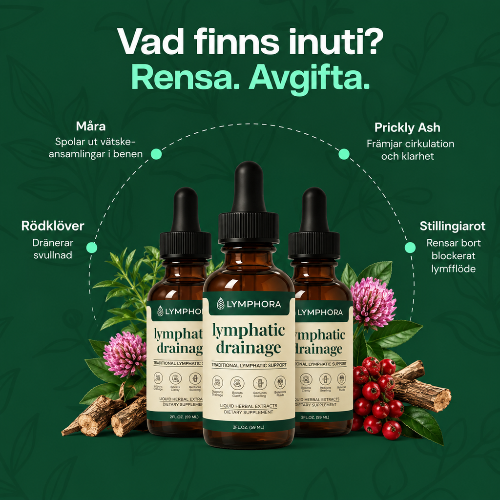 LYMPHORA™ Lymfatisk Dränering – Droppar